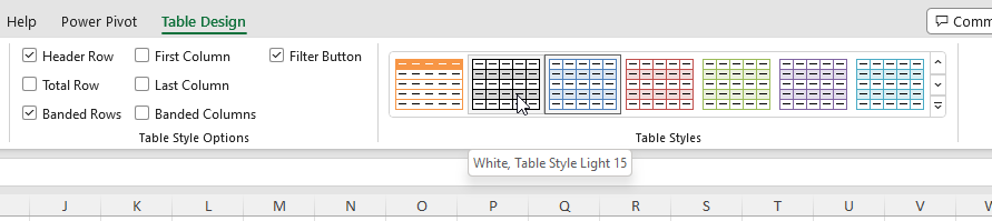 Tables — ClosedXML 0.102.0 documentation